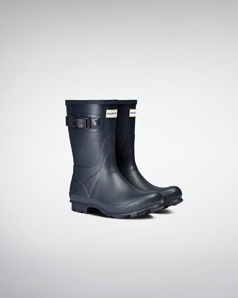 Hunter Norris Field Short Rain Boots - Online Store Womens Navy - ITYAQL680